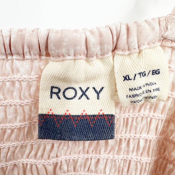 NEW Roxy Junior's Fit and Flare A-Line Print Dress Pink Size XL (13) - Picture 7 of 10